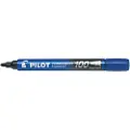 Pilot Permanent Marker 100 - Markør - permanent - blå - oljebasert blekk - 1 mm - fin