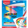 Maped OOPS!, Flerfarget, 24 stykker