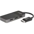 StarTech.com 3-Port DisplayPort 1.4 Splitter, DisplayPort to 3x DP Multi-Monitor Adapter, Triple 4K Computer MST Hub, USB Bus-Powered - Windows Only