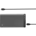 Hama Universal Power Pack - Ekstern batteripakke - Li-Ion - 26800 mAh - 60 watt - 2 utgangskontakter (USB) - på kabel: USB-C - antrasitt