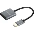 Sandberg - Video adapter - DisplayPort hann til HDMI hunn - 20 cm - 4K-støtte