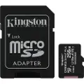 Kingston Canvas Select Plus - Flashminnekort (microSDXC til SD-adapter inkludert) - 256 GB - A1 / Video Class V30 / UHS Class 3 / Class10 - microSDXC UHS-I