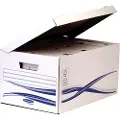 Fellowes Bankers Box Basic Maxi A4+ - Boksfil - bokryggbredde: 80 mm - hvit (en pakke 6)