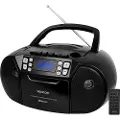 Sencor SPT 3907 B, Digitalt, FM, 87,5 - 108 MHz, Spiller, CD-R, CD-RW, Tilfeldig, Repeter