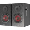 Genesis Helium 200 - Høyttalere - for PC - 20 watt (Total) - toveis - svart, rød