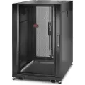 APC NetShelter SX - Rack skap - svart - 18U - 19 - TAA-samsvar - for P/N: SURT48RMXLBP