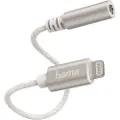 Hama Essential Line - Lightning til hodetelefonjakk-adapter - Lightning hann til mini-phone stereo 3.5 mm hunn - hvit