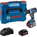 Bosch GSR Professional 18V-60 C - Drill/skrutrekker - Koffert + lader + 2 x 5Ah batterier
