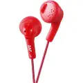 JVC In Ear Gumy Headphones. Red