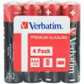 Verbatim - Batteri 4 x AAA / LR03 - Alkalisk