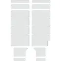 Lizardskins Cbpds400 Gaffelbeskyttelsesklistremerker
