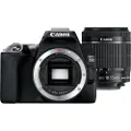 Canon EOS 250D+EF-S 18-55mm, 24,1 MP, 6000 x 4000 piksler, CMOS, 4K Ultra HD, Berøringsskjerm, Sort