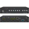 Kramer VS-611DT 6x1:2 4K60 4:2:0 HDMI/HDBaseT Extended Reach PoE Auto Switcher - Video/audio switch - Styrt - stasjonær, rackmonterbar - PoE