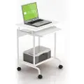 Techly ICA-TB S005W, Rett, Rektangulær form, MDF, Metall, Hvit, Hvit