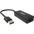 Vision TC-USBETH/BL - Nettverksadapter - USB 2.0 - Gigabit Ethernet x 1 - svart