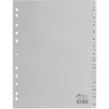 Durable 652410, Numerisk faneindeks, Polypropylen (PP), Grå, Portrett, A4, 230 mm
