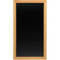 Securit 56 x 100cm Lacquered Finish Long Wall Chalk Board - Teak, 560 x 1000 mm, Melamine, Metall, Harpiks, Tre, Svart, Tre