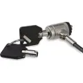 StarTech.com Kabel Lås Med Nøkkel Trykk-til-lås Knapp