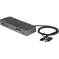 StarTech.com Dobbel Usb-c Og Usb-a 4k Pd-dokk 60w