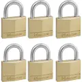 Master Lock 140EURSIX, Tradisjonell, Nøkkellås, Bruk bare én nøkkel, Port, Gull, Messing