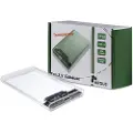 Inter-Tech Argus GD-25000 - Drevkabinett - 2.5 - SATA 6Gb/s - USB 3.0 - gjennomsiktig