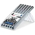 Staedtler Fineliner pigment liner black 6pcs