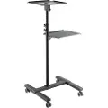 Logilink BP0069, PC-stativ, Grå, Plast, Stål, 10 kg, 950 - 1450 mm, 502 mm