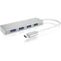 Icy Box IB-HUB1425-C3 - Hub - 4 x SuperSpeed USB 3.0 - stasjonær
