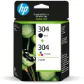 HP 304 Multipack Blekkpatron 3JB05AE - 4 Farger