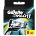 Gillette Mach3 8 stk barberblad