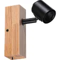 Paulmann vegglampe Arvid vegglampe maks. 1x20W E27 230V sort/tre