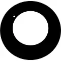 B.E.G. Afdækningsring PD2N i sort Tilbehør, RAL9005.