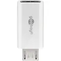 Goobay USB-C-adapter fra hunn til mikro-USB-hann - hvit
