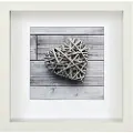 Hama Scala, Enkel bilderamme, MDF, Hvit, 15 x 15 cm, firkant, Reflekterende