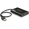 StarTech.com Usb Til Dobbel Displayport 4k Adapter 60hz