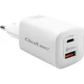 Qoltec 50765 65w Usb-a-og Usb-c-vegglader