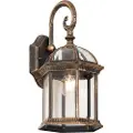 QAZQA Klassisk utendørs vegglampe antikk gull IP44 - Glasgow
