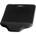 Fellowes Musemåtte, Fellowes Plush Touch, skum, sort, håndledsstøtte