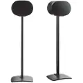 Sanus WSSE32 - Stativ - fast - for høyttaler - stål, ekstrudert aluminium - svart - plassering på gulv (en pakke 2) - for Sonos Era 300