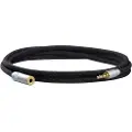 Dynavox 207379 Audio Forlængerkabel [1x Jacktilslutning 3,5 mm - 1x Jackstik 3,5 mm] 3.00 m Sort