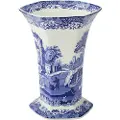 Spode SpodeVase Blue Italian Hexagonal høyde 27 cmBlåKrukker & vaserFra Homeroom