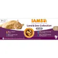 IAMS Advanced Nutrition Senior 7+ Land & Sea Collection i gelé - Sparepakke: 96 x 85 g