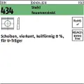 Lemvigh-Muller 12 FZV skrå skive 8% DIN 434 - (100 stk.)