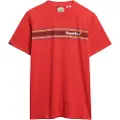 Superdry Venue Logo Stripe Relaxed Kortarmet T-skjorte