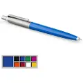 Parker 2076052, Klips, Uttrykkbar kulepenn med hengefeste, Gjenfyllbar, Blå, 1 stykker, Medium