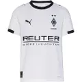 Puma Borussia Mönchengladbach 25/26 Home Jersey Youth, Clothing, Warm White/Black, 11-12Y