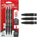 Sharpie S-Gel | Gel Pens | Medium Point (0.7mm) | Black Ink | 3 Count