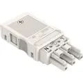 Wago 770-123, Pin-kontakt, Rett, Hunkjønn, 250 V, Hvit