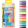 Papermate Flair, Medium, 16 farger, Flerfarget, Pensel tupp, 0,7 mm, Flerfarget
