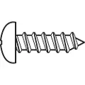 Toolcraft 827354 Linse kærvskruer 2.2 mm 6.5 mm Krydskærv Philips DIN 7981-C Stål verzinkt 100 stk
